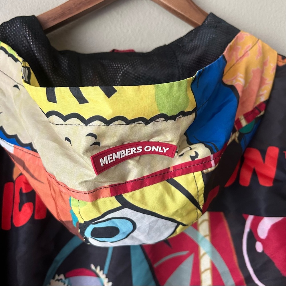 Members Only x Nickelodeon Spongebob Patrick Windbreaker Jacket | Size M - Picture 7 of 10